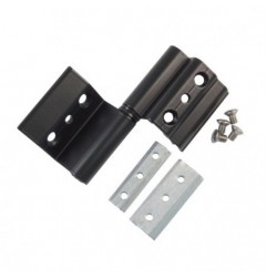 AMIG 22060  
 Bisagra 40/20  
 100,5 x 40 mm  
 Aluminio  
 Negro - Derecha