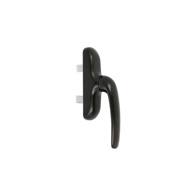 AMIG 22068  
 Manilla aluminio 2800V-PR  
 180 x 35 mm  
 Aluminio  
 Negro