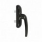 AMIG 22068  
 Manilla aluminio 2800V-PR  
 180 x 35 mm  
 Aluminio  
 Negro