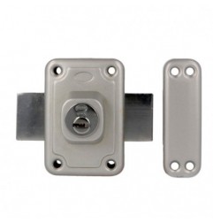 AMIG 22079  
 Pasador seguridad 81P  
 96 x 66 mm  
 Acero  
 Esmaltado plata