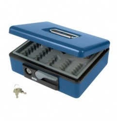 AMIG 2209  
 Caja de caudales 2500  
 230 x 185 x 80 mm  
 Acero  
 Azul