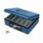 AMIG 2209  
 Caja de caudales 2500  
 230 x 185 x 80 mm  
 Acero  
 Azul