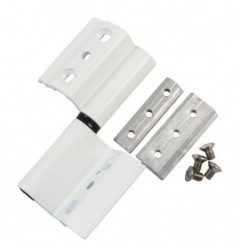 AMIG 22092  
 Bisagra 40/20  
 100,5 x 40 mm  
 Aluminio  
 Blanco - Izquierda