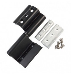 AMIG 22093  
 Bisagra 40/20  
 100,5 x 40 mm  
 Aluminio  
 Negro - Izquierda