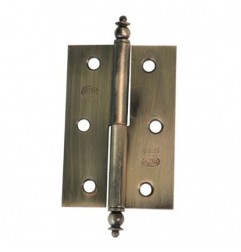 AMIG 22112  
 Bisagra 541  
 70 x 43 x 1,2 mm  
 Acero  
 Cuero - Izquierda