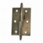 AMIG 22112  
 Bisagra 541  
 70 x 43 x 1,2 mm  
 Acero  
 Cuero - Izquierda