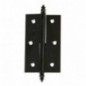 AMIG 22116  
 Bisagra 541  
 70 x 43 x 1,2 mm  
 Acero  
 Negro - Izquierda