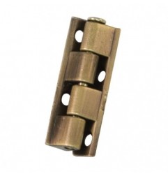 AMIG 22122  
 Bisagra 556  
 40 x 9 mm  
 Zamak  
 Cuero