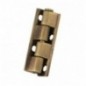AMIG 22122  
 Bisagra 556  
 40 x 9 mm  
 Zamak  
 Cuero