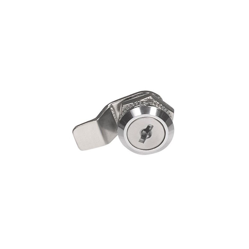 AMIG 22144   Cerradura buzón 3A   Ø18 x 16 x 38 mm   Acero   Niquelado