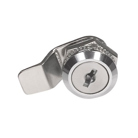 AMIG 22144   Cerradura buzón 3A   Ø18 x 16 x 38 mm   Acero   Niquelado
