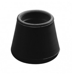 AMIG 22174  
 Contera exterior redonda 654  
 Ø12 mm  
 Goma  
 Negro