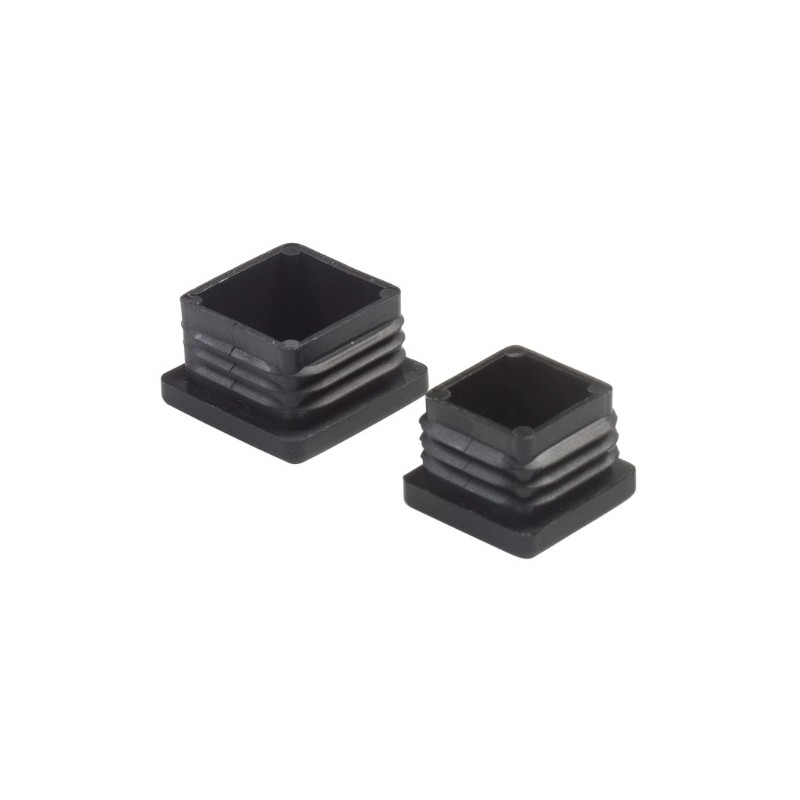 AMIG 22183  
 Contera interior cuadrada 651  
 40 x 40 mm  
 Polietileno  
 Negro