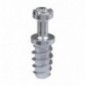 AMIG 22187  
 Enganche para soporte oculto 60  
 Ø6 x 15,5 mm  
 Acero  
 Zincado