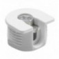 AMIG 22194  
 Soporte oculto fijación estantes 40  
 M6 - Ø20 x 12,5 mm  
 Plástico  
 Blanco