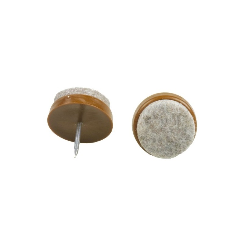 AMIG 22239  
 Protector de patas 65  
 Ø22 mm  
 Polipropileno  
 Marrón