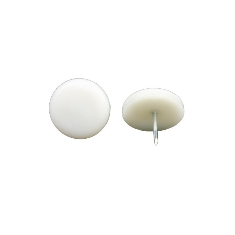 AMIG 22249  
 Protector de patas 75  
 Ø16 mm  
 Polipropileno  
 Blanco