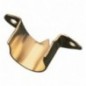 AMIG 22263  
 Soporte tubo armario 1  
 Ø20 mm  
 Acero  
 Latonado barnizado