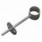 AMIG 22268  
 Soporte tubo armario 2  
 Ø20 mm  
 Acero  
 Zincado