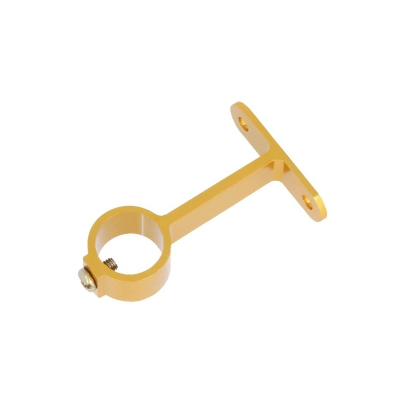 AMIG 22270  
 Soporte tubo armario 3  
 Ø16 mm  
 Aluminio  
 Oro