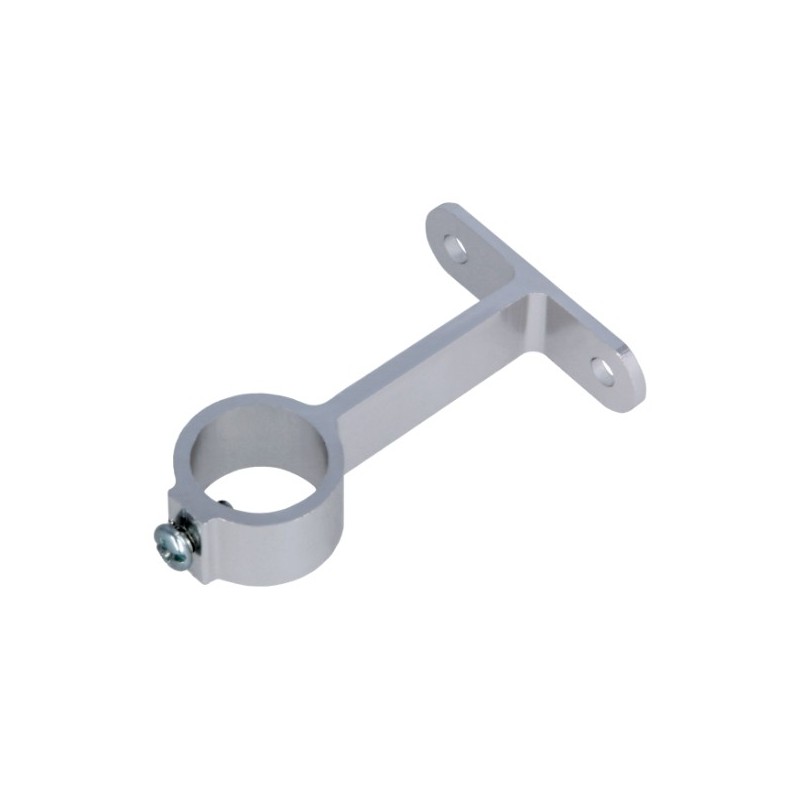 AMIG 22271  
 Soporte tubo armario 3  
 Ø16 mm  
 Aluminio  
 Plata