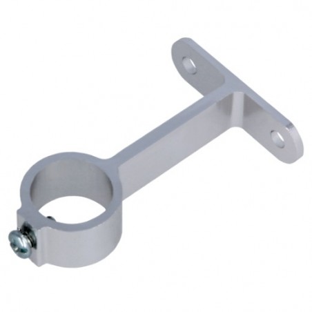 AMIG 22271  
 Soporte tubo armario 3  
 Ø16 mm  
 Aluminio  
 Plata