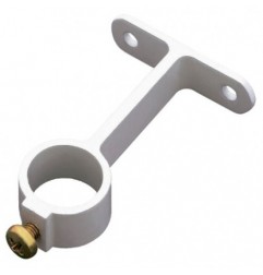 AMIG 22275  
 Soporte tubo armario 4  
 Ø20 mm  
 Aluminio  
 Plata