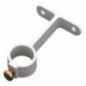 AMIG 22275  
 Soporte tubo armario 4  
 Ø20 mm  
 Aluminio  
 Plata