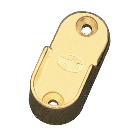 AMIG 22283  
 Soporte tubo armario 7  
 30 x 15 x 45 mm  
 Zamak  
 Oro