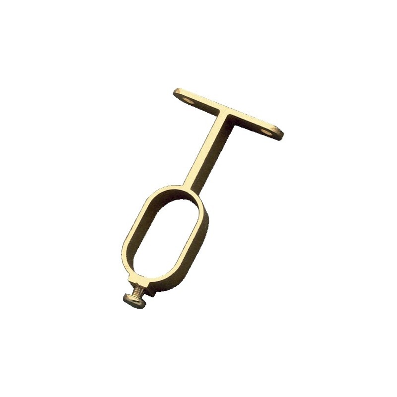 AMIG 22287  
 Soporte tubo armario 8  
 30 x 15 x 66 mm  
 Aluminio  
 Oro