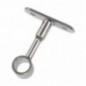 AMIG 22291  
 Soporte tubo armario 11  
 Ø19 x 65 mm  
 Zamak  
 Cromado brillo