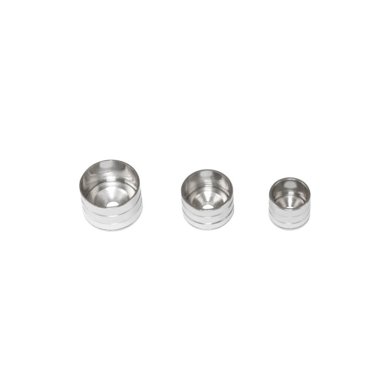 AMIG 22302  
 Soporte tubo armario 15  
 Ø16 x 12 mm  
 Latón  
 Niquelado