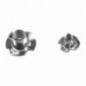 AMIG 22345  
 Tuerca 130  
 M6 x 8 x Ø15 mm  
 Acero  
 Zincado