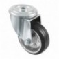AMIG 22376  
 Rueda con agujero 2524  
 Ø100 mm  
 Goma  
 Negro