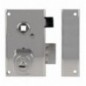 AMIG 22388  
 Cerradura sobreponer 75N  
 67 x 112 mm  
 Acero  
 Cromado brillo - Derecha