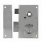 AMIG 22391  
 Cerradura sobreponer 75N  
 67 x 112 mm  
 Acero  
 Cromado brillo - Izquierda
