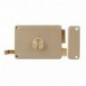 AMIG 22404  
 Cerradura sobreponer 78  
 120 x 85 mm  
 Acero  
 Beige - Derecha