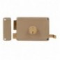 AMIG 22405  
 Cerradura sobreponer 78  
 120 x 85 mm  
 Acero  
 Beige - Izquierda