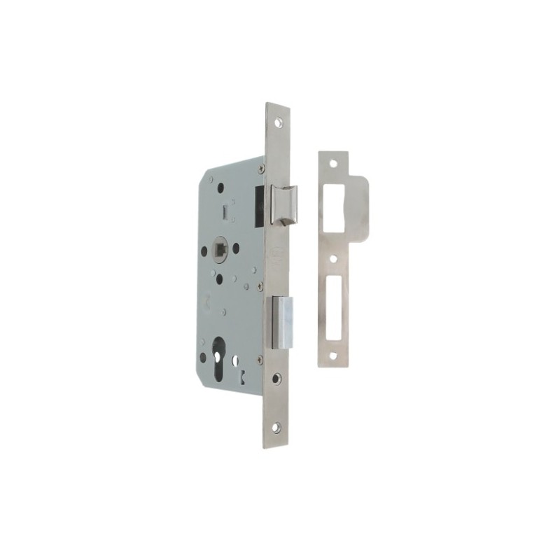 AMIG 22416  
 Cerradura 328  
 55/72 mm  
 Acero inoxidable 18/8  
 Mate