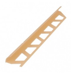 AMIG 22423  
 Perfil remate PVC 253  
 10 mm  
 PVC  
 Beige