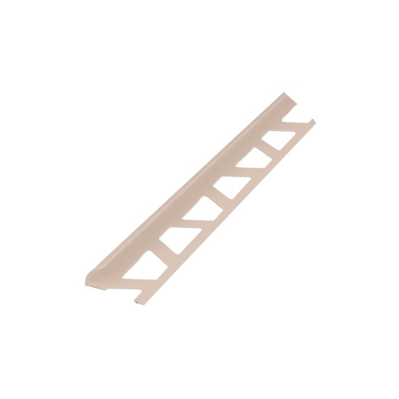 AMIG 22424  
 Perfil remate PVC 253  
 10 mm  
 PVC  
 Blanco