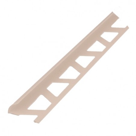 AMIG 22424  
 Perfil remate PVC 253  
 10 mm  
 PVC  
 Blanco