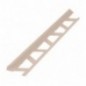 AMIG 22424  
 Perfil remate PVC 253  
 10 mm  
 PVC  
 Blanco