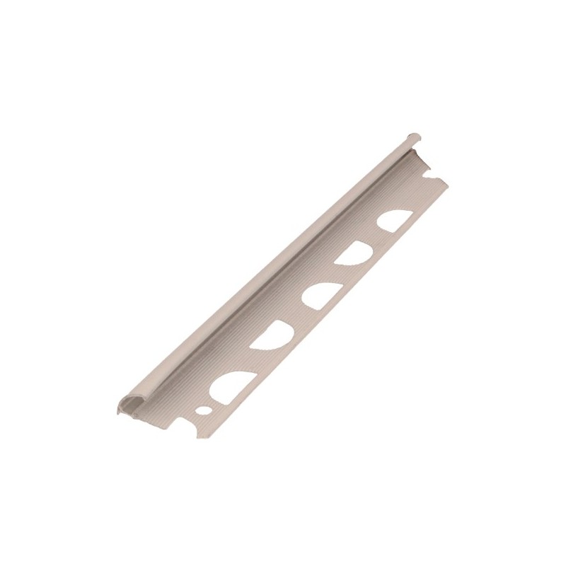 AMIG 22429  
 Perfil remate aluminio 254  
 10 mm  
 Aluminio  
 Blanco