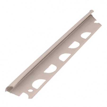 AMIG 22429  
 Perfil remate aluminio 254  
 10 mm  
 Aluminio  
 Blanco