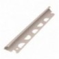 AMIG 22429  
 Perfil remate aluminio 254  
 10 mm  
 Aluminio  
 Blanco
