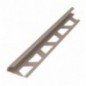 AMIG 22430  
 Perfil remate aluminio 254  
 10 mm  
 Aluminio  
 Plata satinado