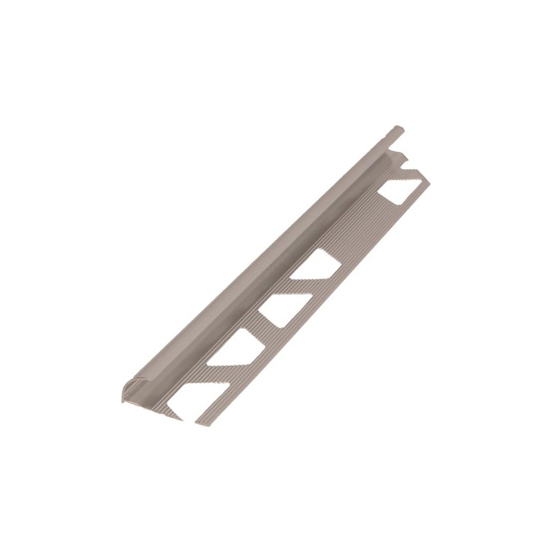 AMIG 22431  
 Perfil remate aluminio 254  
 10 mm  
 Aluminio  
 Plata brillo