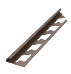 AMIG 22432  
 Perfil remate acero inox 18/8 257  
 8 mm  
 Acero inoxidable 18/8  
 Satinado