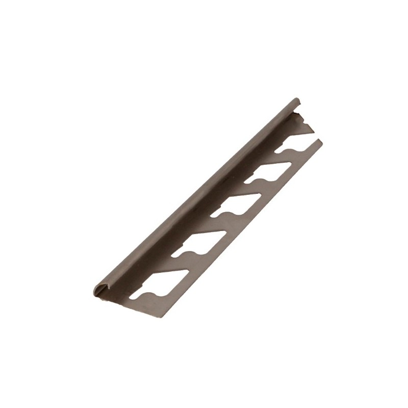 AMIG 22432  
 Perfil remate acero inox 18/8 257  
 8 mm  
 Acero inoxidable 18/8  
 Satinado